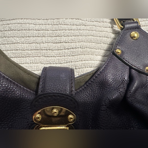 Louis Vuitton Mahina L Leather Monogram Hobo Handbag Shoulder Bag Purse - Picture 11 of 15